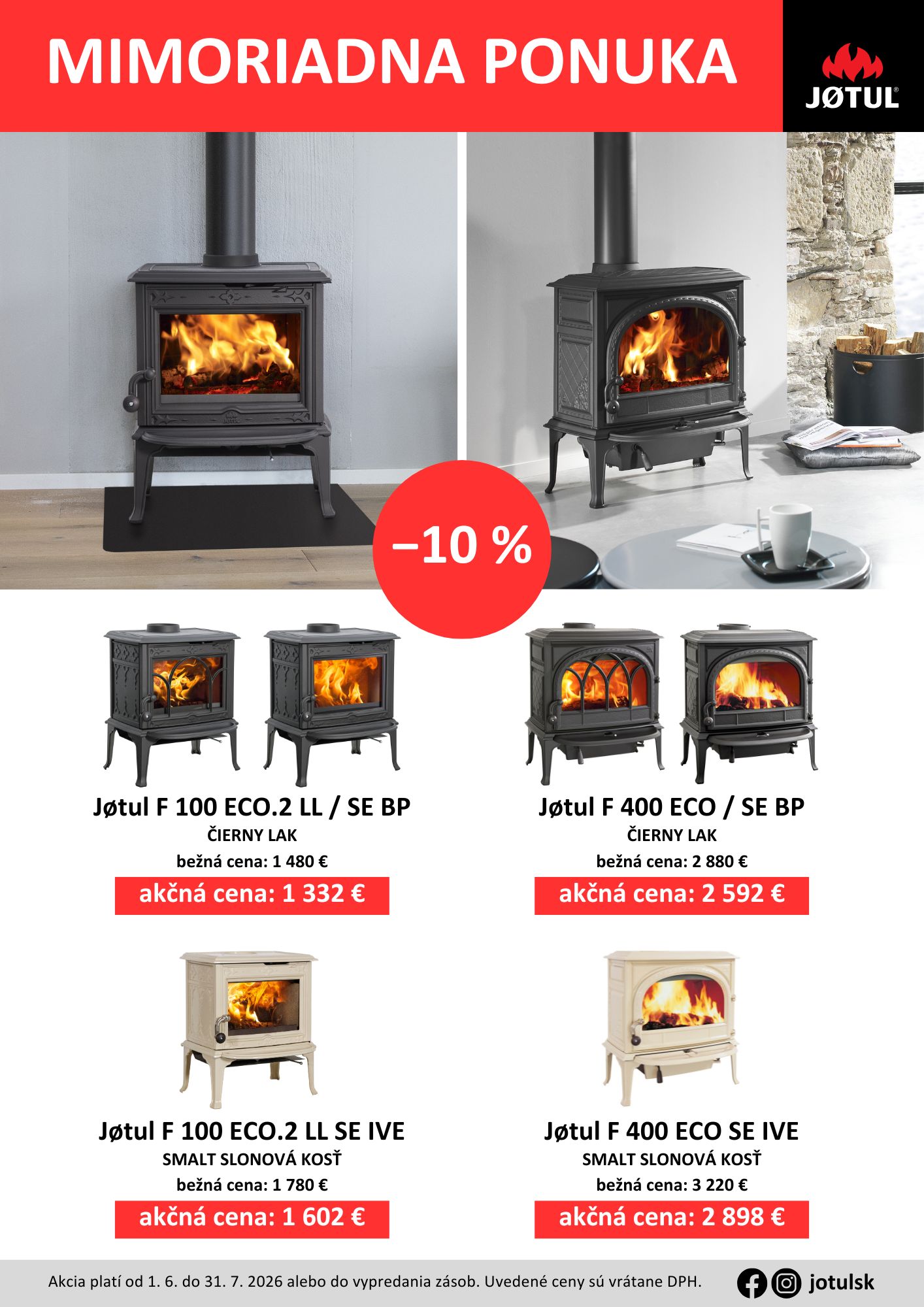 Mimoriadna ponuka Jotul 1.6.-31.7.2026 str.1